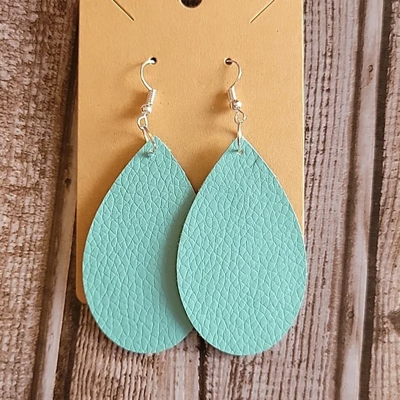 Handmade Faux Leather Earrings Bundle - Picture 4 of 14